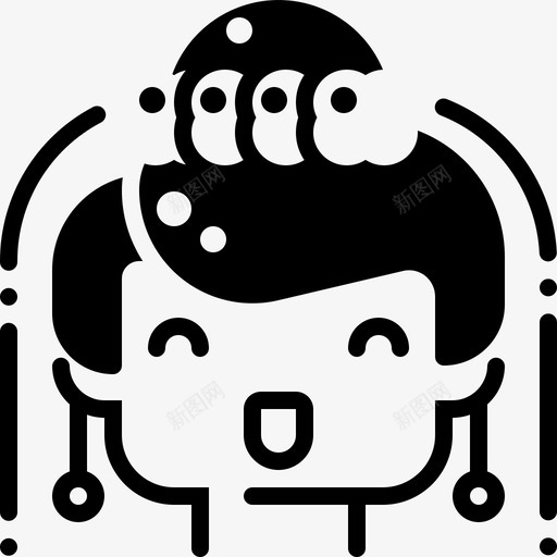 新娘婚礼203填充图标svg_新图网 https://ixintu.com 填充 婚礼203 新娘