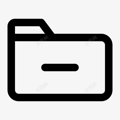 最小文件夹应用程序文档图标svg_新图网 https://ixintu.com web 应用程序 文件 文件夹 文档 最小