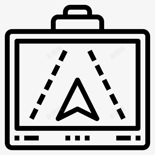Gps导航和地图25线性图标svg_新图网 https://ixintu.com Gps 地图 导航 线性