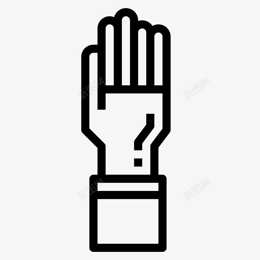 手身体部位手势图标svg_新图网 https://ixintu.com 动作 手势 老师 身体 部位