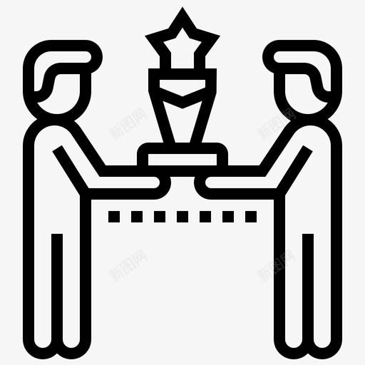 奖杯冠军2直系图标svg_新图网 https://ixintu.com 冠军2 奖杯 直系