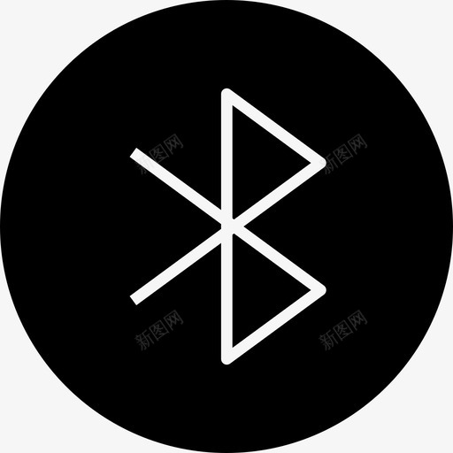 蓝牙用户界面用户界面薄徽章图标svg_新图网 https://ixintu.com 徽章 用户界面 蓝牙