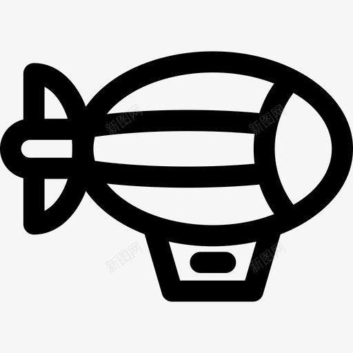 小型飞船公共交通4直线型图标svg_新图网 https://ixintu.com 交通 公共 小型 直线 线型 飞船