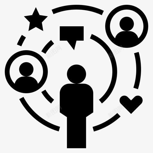 社会活动朋友图标svg_新图网 https://ixintu.com 互动 朋友 活动 社会 社会技术系统雕文