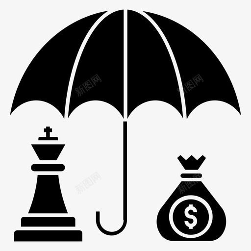 货币保险商业保险金融保险图标svg_新图网 https://ixintu.com 保护 保险 向量 商业保险 字形 安全 投资 概念 货币 金融保险 领域