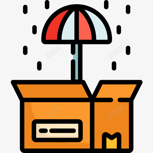 包装物流79线性颜色图标svg_新图网 https://ixintu.com 包装 物流 线性 颜色