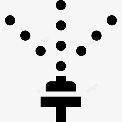 洒水器园艺58填充图标svg_新图网 https://ixintu.com 园艺58 填充 洒水器