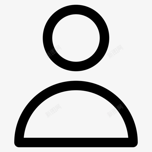个人联系人独立图标svg_新图网 https://ixintu.com 32x32 singel ui 个人 独立 联系人