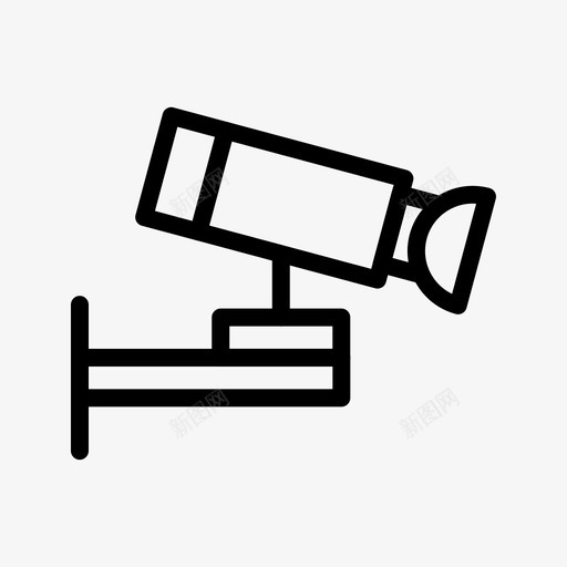 cctv摄像机ctv摄像机安全摄像头图标svg_新图网 https://ixintu.com cctv ctv 安全 摄像头 摄像机