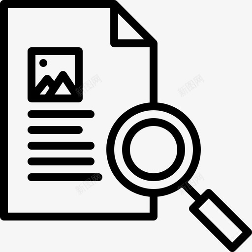 搜索文档细节光学字符识别图标svg_新图网 https://ixintu.com 光学字符识别 图片 搜索文档 照片 细节