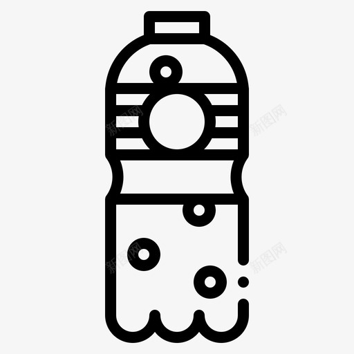 起泡水饮料31线性图标svg_新图网 https://ixintu.com 线性 起泡水 饮料31