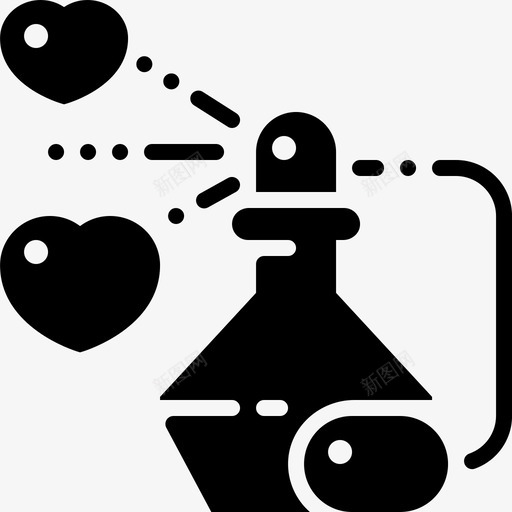 香水浪漫的爱情充满图标svg_新图网 https://ixintu.com 充满 浪漫 爱情 香水