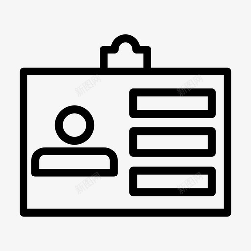 卡牌业务识别图标svg_新图网 https://ixintu.com 业务 卡牌 姓名 标签 电池标识线 识别