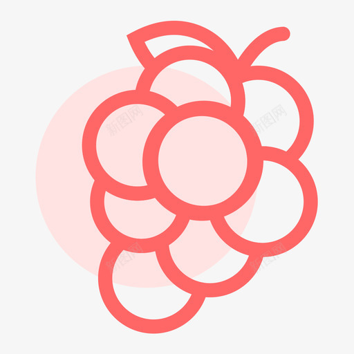 葡萄1svg_新图网 https://ixintu.com 葡萄1 线性