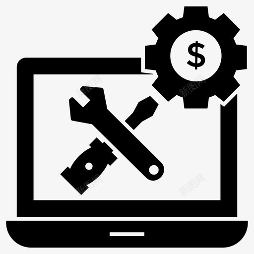 技术工具设置计算机维护计算机设置图标svg_新图网 https://ixintu.com 技术工具设置 系统维护 计算机维护 计算机设置 软件设置 项目管理和团队协作字形矢量图标集