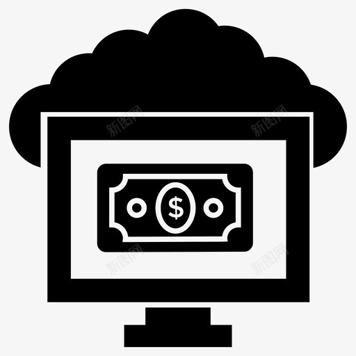 云技术云计算云数据服务器图标svg_新图网 https://ixintu.com 一组分析和投资字形向量图标 云技术 云数据服务器 云网络 云计算 在线金融网络