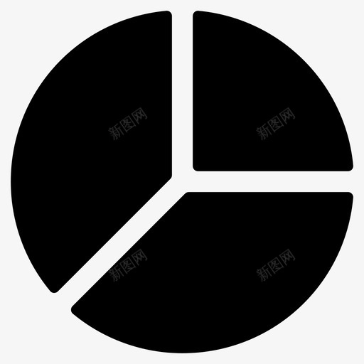 图形图表饼图图标svg_新图网 https://ixintu.com 图形 图表 多媒体线字形 形状 统计信息 饼图