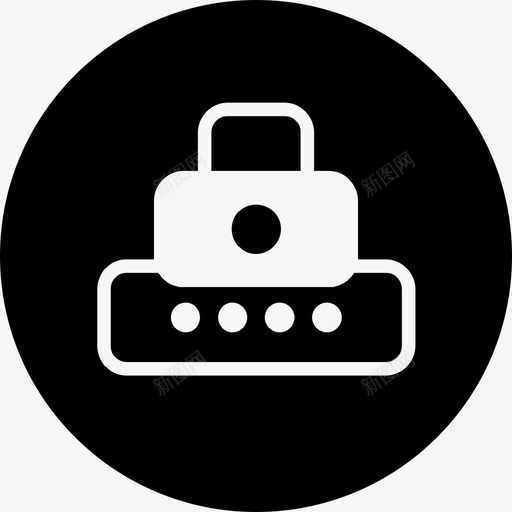 密码机密锁图标svg_新图网 https://ixintu.com 图标 安全 密码 机密 界面