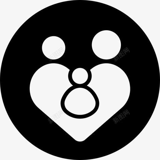 家庭父亲团体图标svg_新图网 https://ixintu.com 一起 人类 偶像 团体 家庭 母亲 父亲