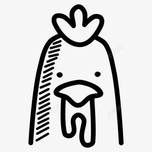 十二生肖鸡图标svg_新图网 https://ixintu.com 十二生肖