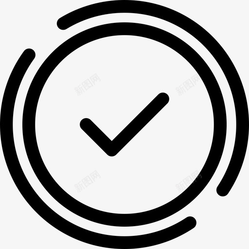 检查标记批准确认图标svg_新图网 https://ixintu.com 批准 标记 检查 确认 验证