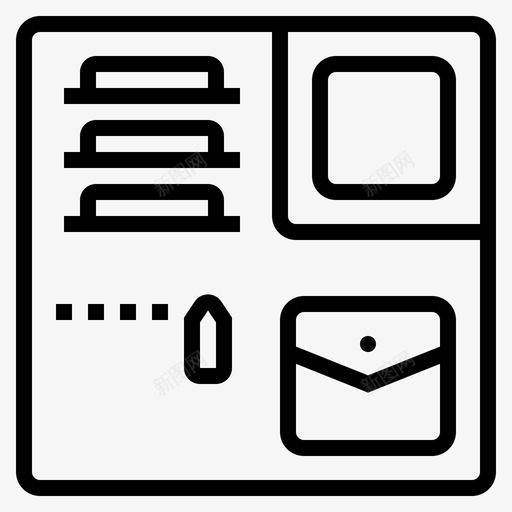 钱包通知卡信用卡图标svg_新图网 https://ixintu.com 信用卡 卡 数字营销大纲图标集 货币 钱包通知