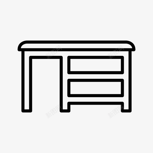 衣橱抽屉家具图标svg_新图网 https://ixintu.com 家具 抽屉 衣橱