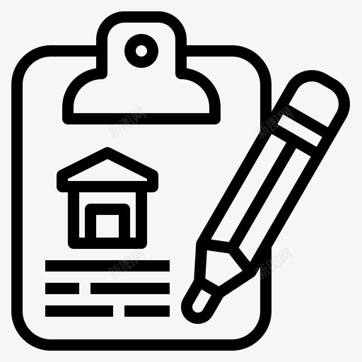 房贷商业金融图标svg_新图网 https://ixintu.com 商业 房贷 管理 营销 金融
