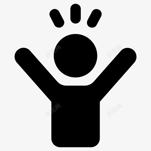 惊讶举起手来天哪图标svg_新图网 https://ixintu.com 举起 天哪 惊讶 震惊