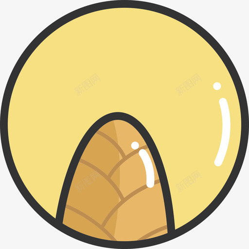 竹笋-01svg_新图网 https://ixintu.com 竹笋-01