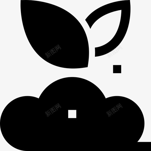 萌芽生物学花园图标svg_新图网 https://ixintu.com 树木 植物 生物学 自然 自然填充 花园 萌芽