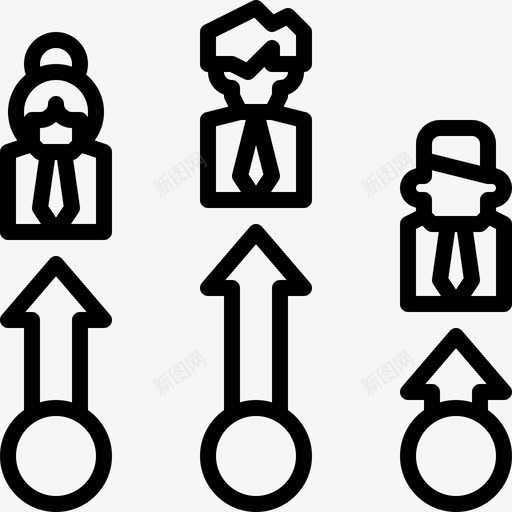 排名成就目标图标svg_新图网 https://ixintu.com 业务团队 成就 排名 目标 评级