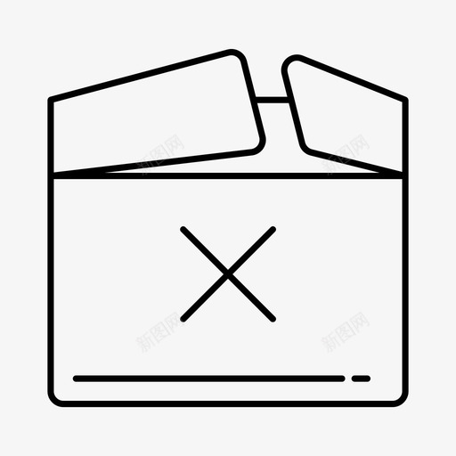 删除包取消产品礼品图标svg_新图网 https://ixintu.com 产品 删除 取消 图标 礼品 风格