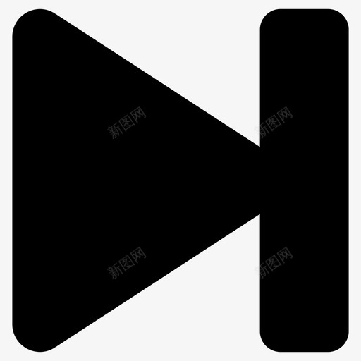 下一个转发媒体图标svg_新图网 https://ixintu.com 下一个 媒体 播放机 跳过 转发