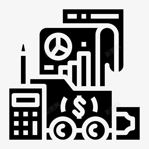 会计师事务所公司投资图标svg_新图网 https://ixintu.com 会计师事务所 公司 投资 未来业务坚实 知识