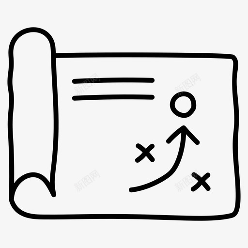 商业策略营销计划策略图标svg_新图网 https://ixintu.com 商业和管理线向量图标集 商业策略 策略 营销计划 计划策略