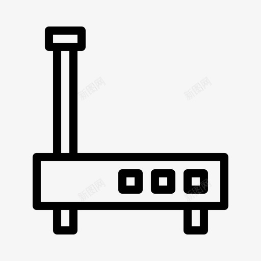调制解调器路由器计算机硬件图标svg_新图网 https://ixintu.com 因特网 硬件 线路 计算机 调制解调器 路由器