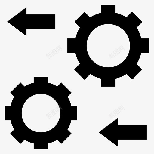 倒退恶化损失图标svg_新图网 https://ixintu.com 倒退 恶化 技术 损失 社会 系统 雕文