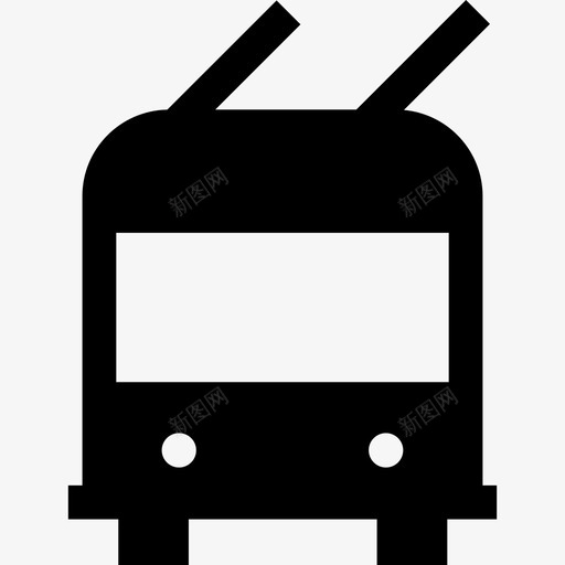 无轨电车公共汽车地铁图标svg_新图网 https://ixintu.com 公共汽车 地铁 填充 无轨电车 有轨 电车 车辆 运输
