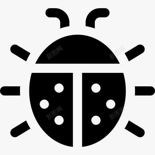 昆虫农业27填充图标svg_新图网 https://ixintu.com 农业 填充 昆虫