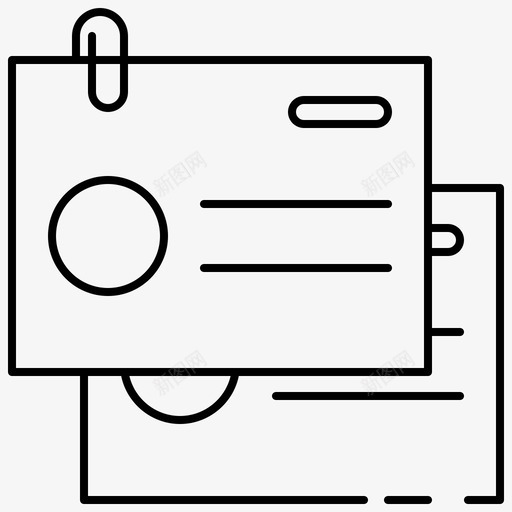 明信片附件邮资图标svg_新图网 https://ixintu.com 塔纳康传统营销 明信片 邮资 附件