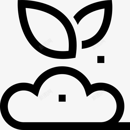 萌芽花园生长图标svg_新图网 https://ixintu.com 树木 植物 生长 自然 花园 萌芽