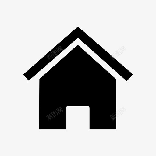 家公寓庄园图标svg_新图网 https://ixintu.com 公寓 庄园 房子 生活空间