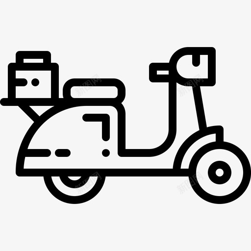 食品车送货外卖图标svg_新图网 https://ixintu.com 外卖 运输 送货 食品车