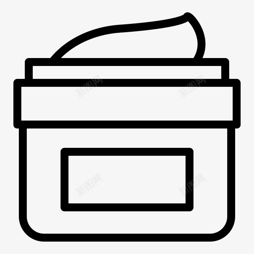保湿美发师1直线型图标svg_新图网 https://ixintu.com 保湿 直线型 美发师1