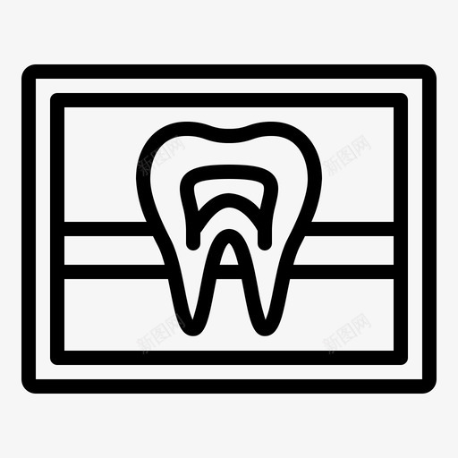牙齿x光牙科医院图标svg_新图网 https://ixintu.com x射线 伦琴 医学 医院 牙科 牙齿x光