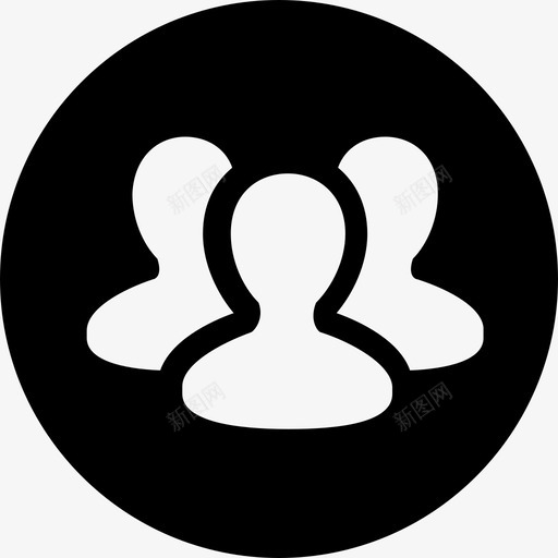 企信-群组svg_新图网 https://ixintu.com 企信-群组