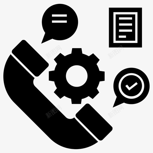 业务服务应用程序呼叫设置图标svg_新图网 https://ixintu.com 一组 业务 向量 呼叫 图标 字形 字段 应用程序 服务 概念 设置