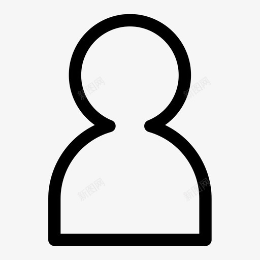 人孤独粗体的用户界面图标svg_新图网 https://ixintu.com 图标 孤独 用户界面 粗体