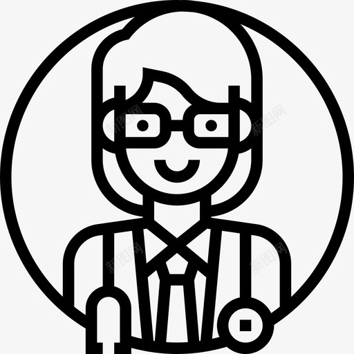 医生职业化身15直系图标svg_新图网 https://ixintu.com 化身 医生 直系 职业 职业化